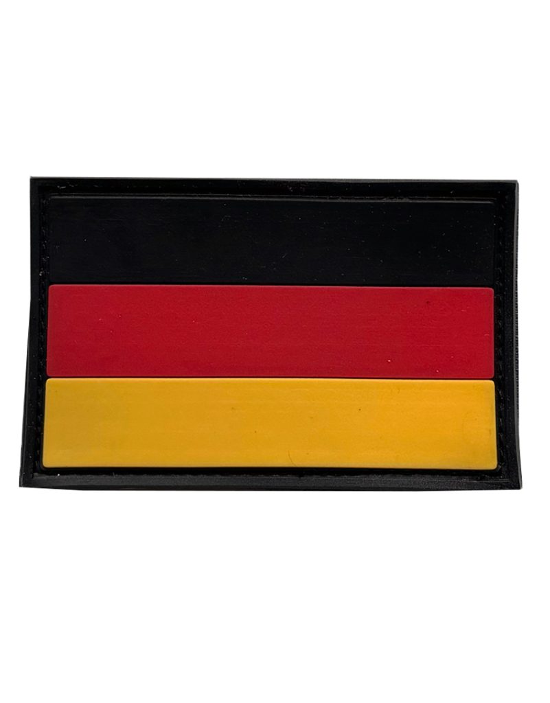 German Flag Velcro Patch - Velcro patch for sports bag - Velcro patch for weighted vest
