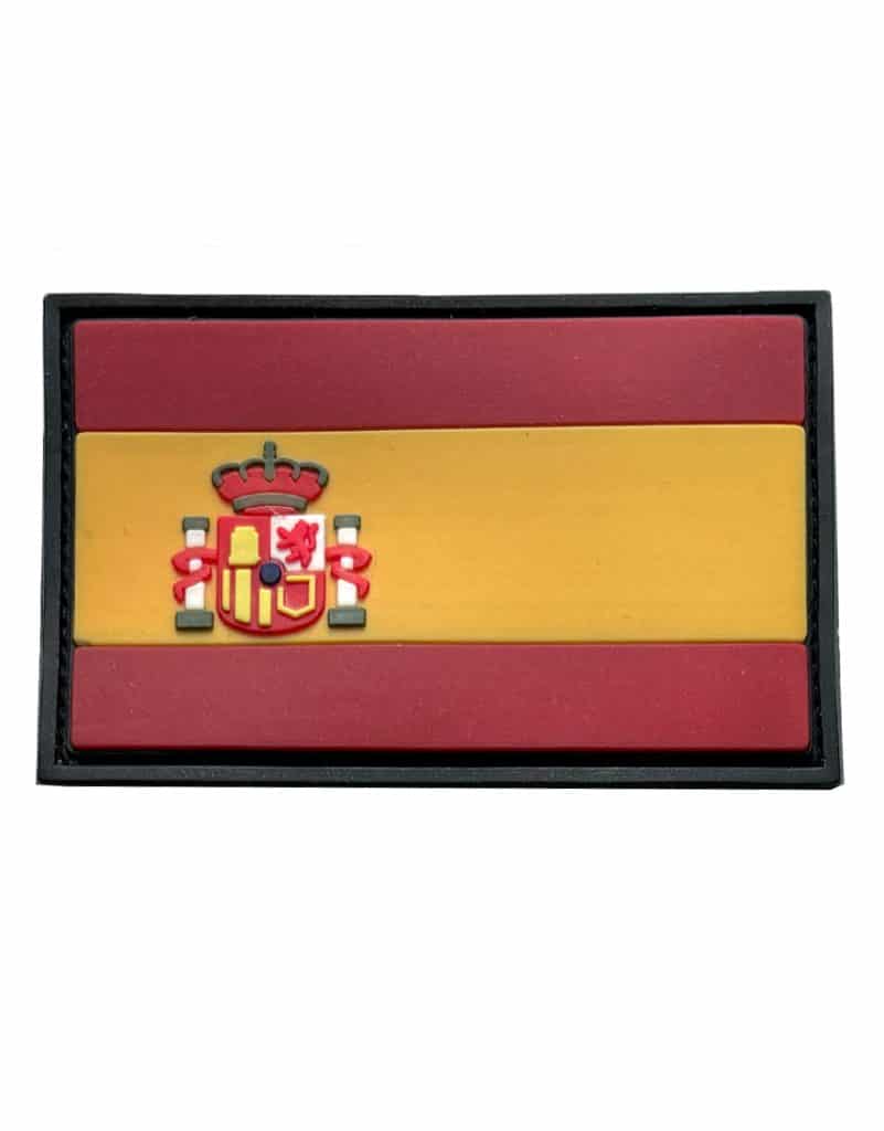 Spanish Flag Velcro Patch - Velcro patch for sports bag - Velcro patch for weighted vest