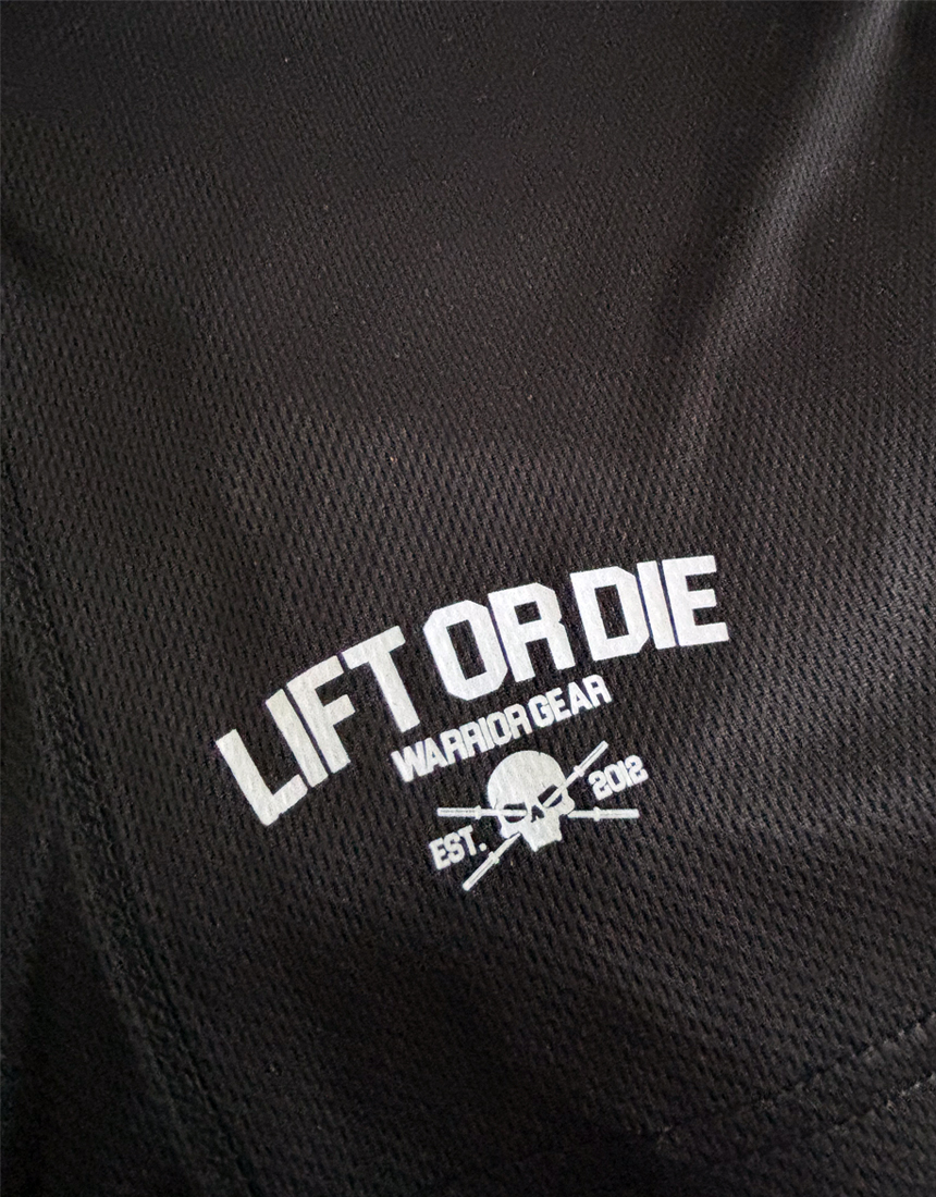 short mesh lift or die warrior gear