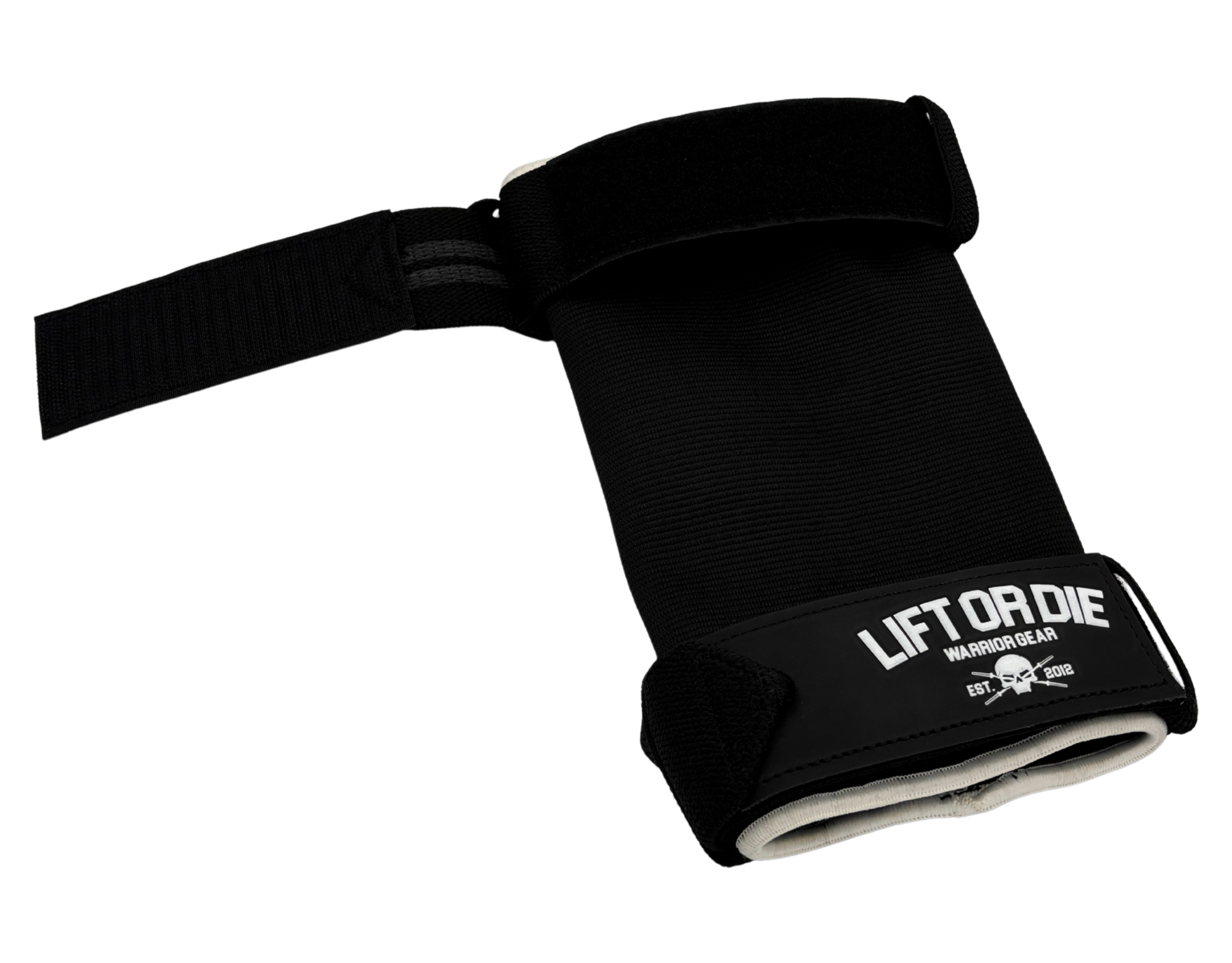 warrior gear 2-ply reinforced elbow pad with Velcro - best elbow pad for weight training - bodybuilding - double thickness - elbow protection