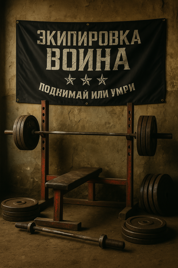 drapeau powerlifting russia warrior gear
