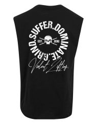 t-shirt sans manche violent-lifting grind suffer dominate - bodybuilding - powerlifting - strongman