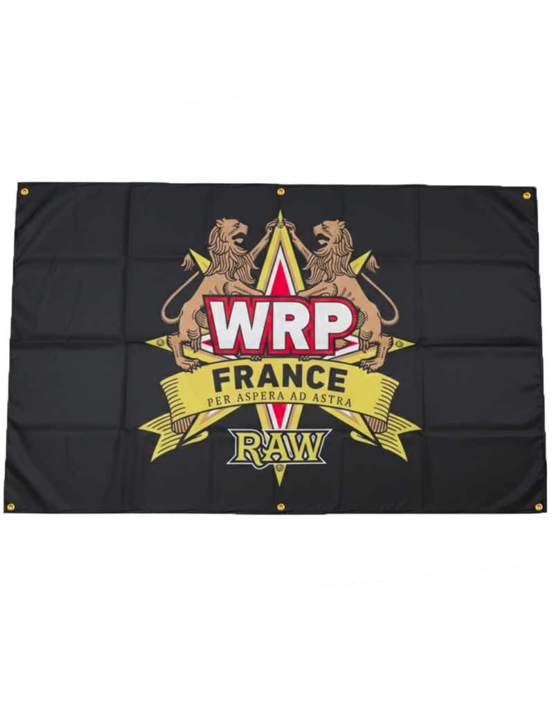 Bandera oficial de Francia WRP, negra, 150x90 cm, con el logotipo de la federación, Kirill Sarychev WRPF