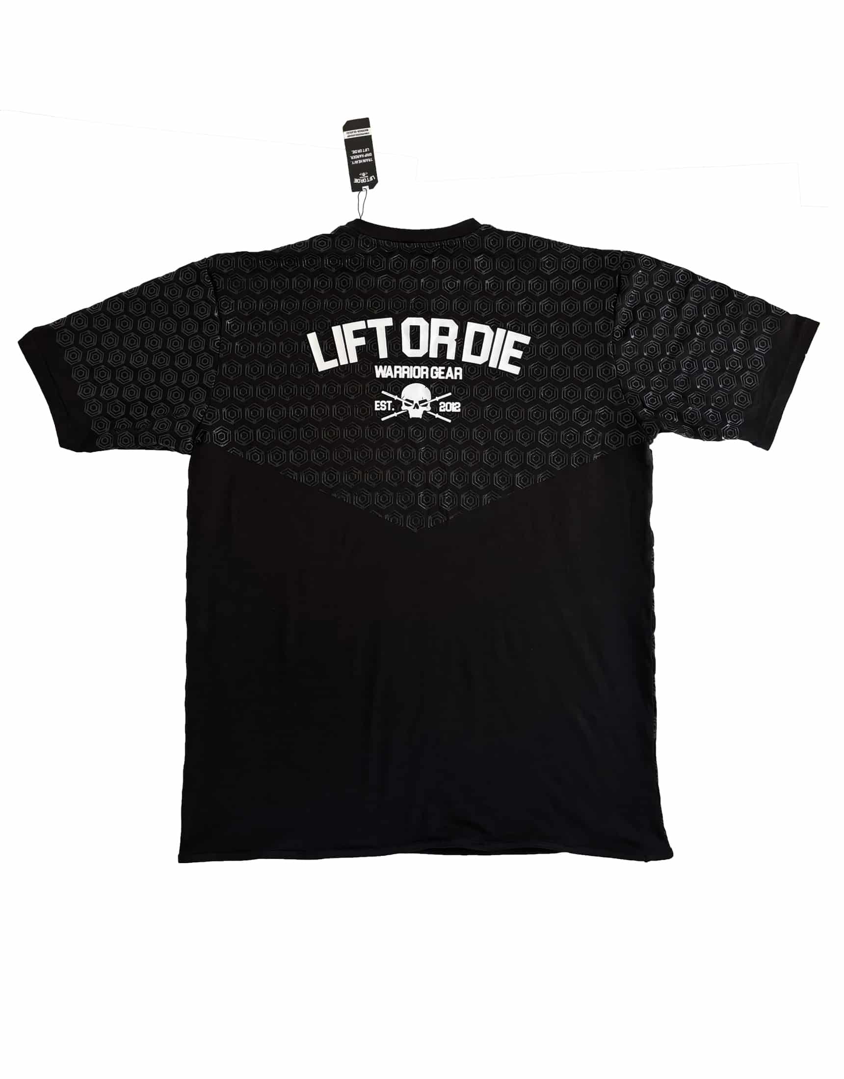 Camiseta de strongman con agarre - guerrero lift or die - strongman especial