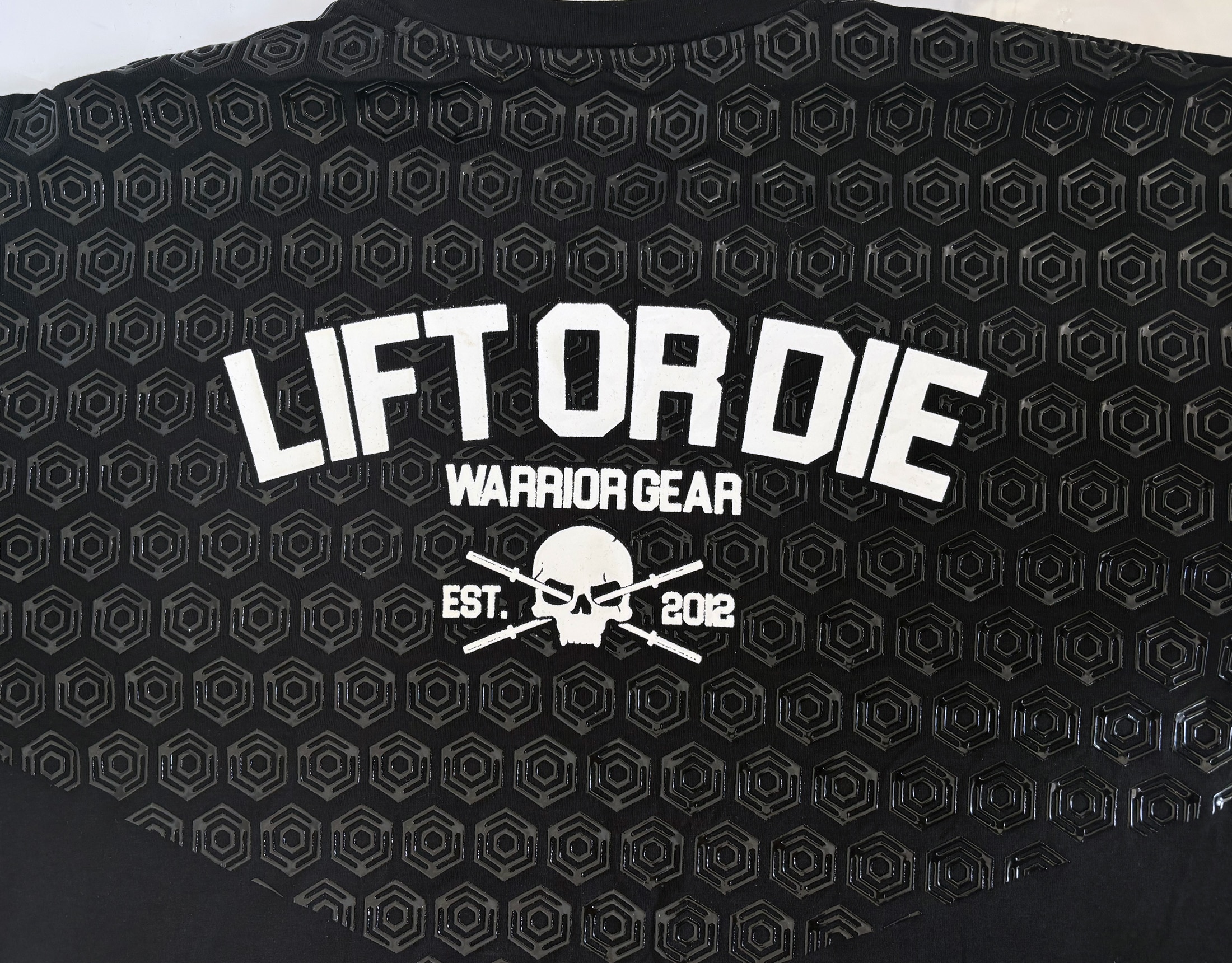 Camisa de agarre strongman warrior gear lift or die