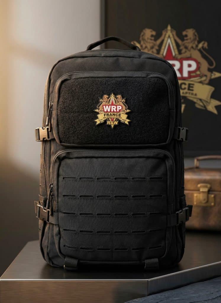 Toppa ufficiale in velcro, distintivo Powerlifting WRPF Francia