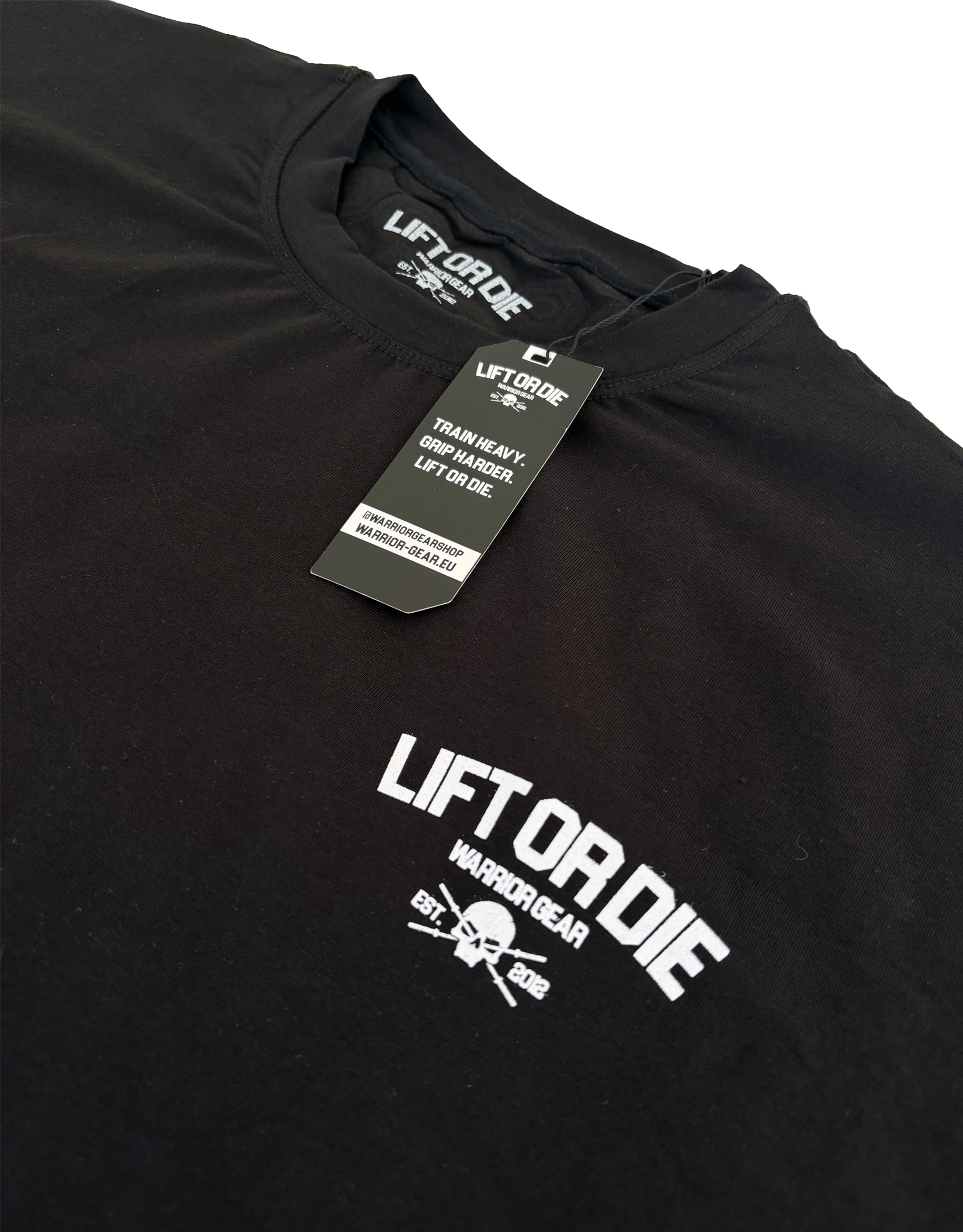 powerlifting grip shirt squat benchpress - warrior gear lift or die