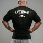 t-shirt grip squat benchpress powerlifting warrior gear maglietta con impugnatura powerlifting lift or die - maglietta con impugnatura per squat bench