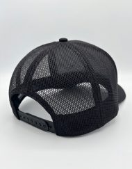 casquette noire musculation trucker mesh recyclé ajustable - strongman - powerlifting - bodybuilding