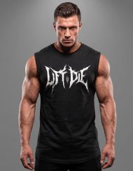 t-shirt sans manche musculation hardcore death metal warrior gear - look death metal musculation