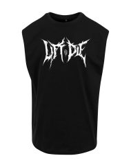 t-shirt sans manche musculation lift or die death metal - warrior - powerlifting - strongman - bodybuilding