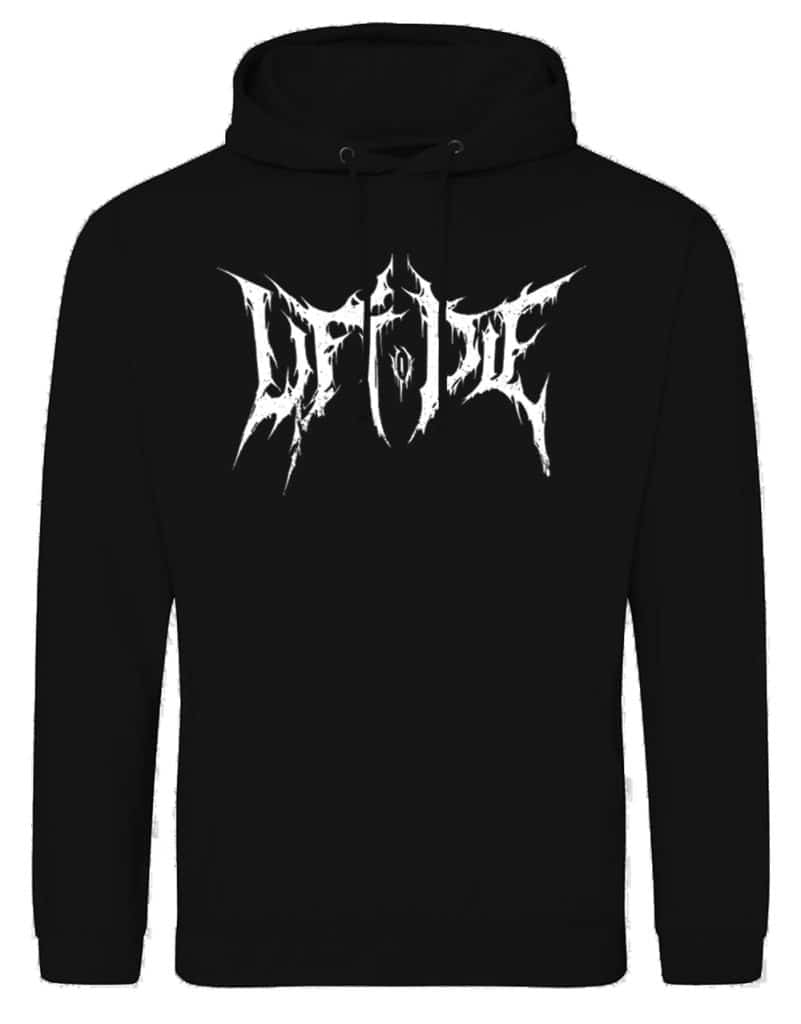 Felpa nera da bodybuilding stile metal lift or die - Felpa warrior gear