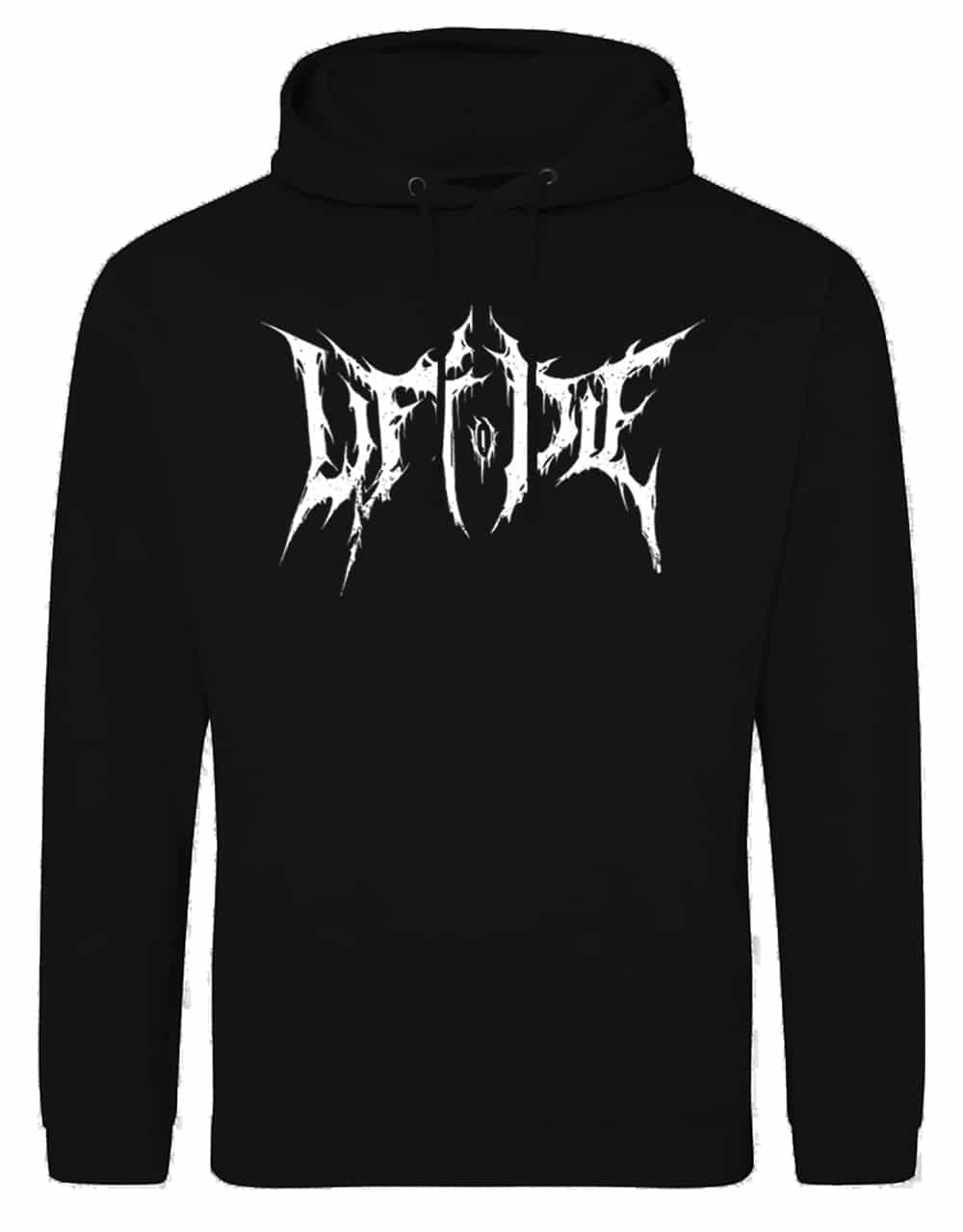 sweat à capuche musculation noir lift or die style metal - hoodie warrior gear