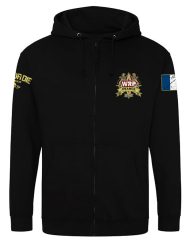sweat zip wrpf france powerlifting - hoodie wrpf - warrior gear - lift or die