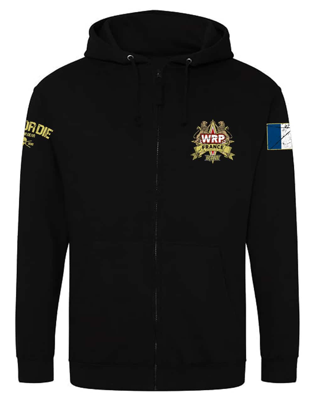 Bluza z kapturem WRPF Francja powerlifting - Bluza z kapturem WRPF - warrior gear - lift or die