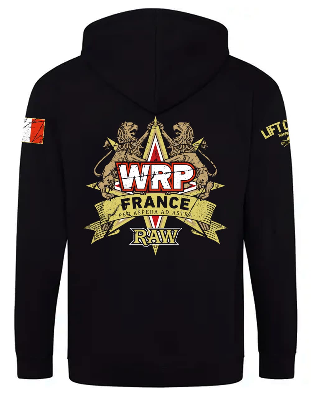 Bluza rozpinana WRPF France - Bluza z kapturem WRPF Powerlifting - Bluza z kapturem WRPF Zip-Up