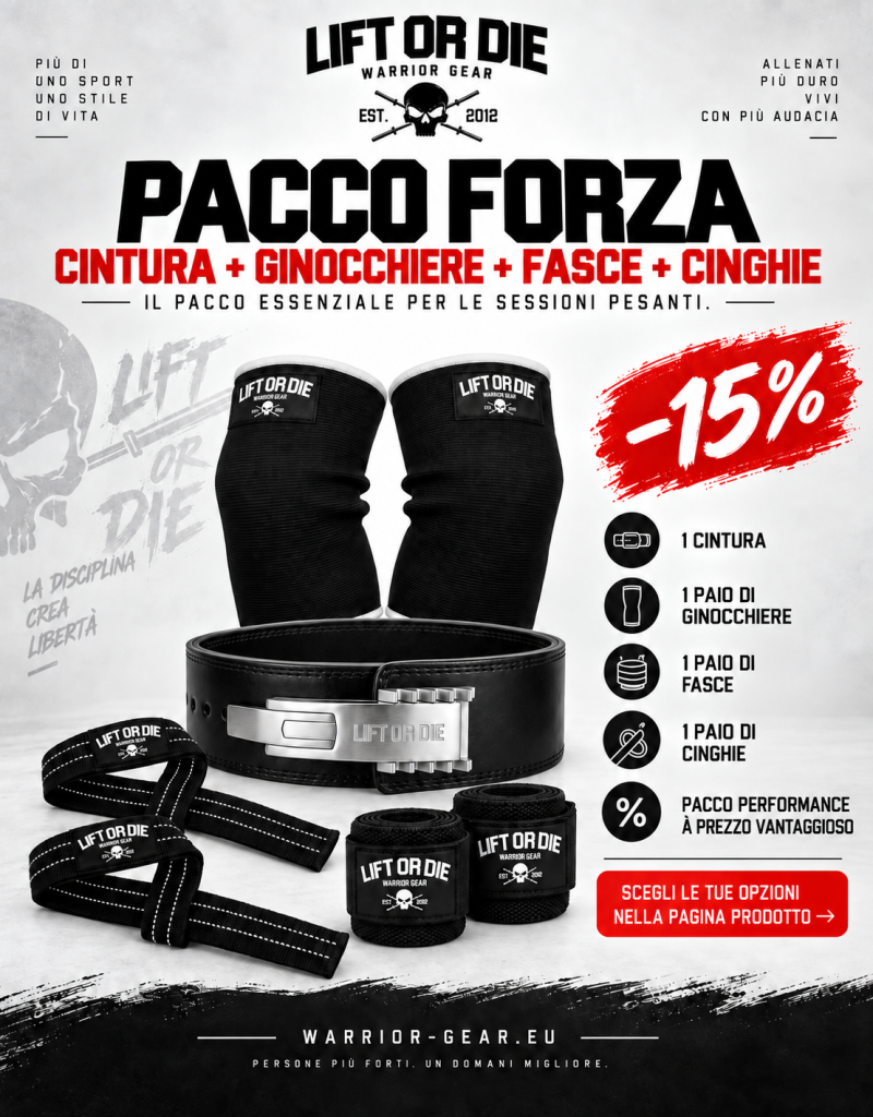 warrior gear Force Pack: Force Pack, cintura, ginocchiere, cinghia