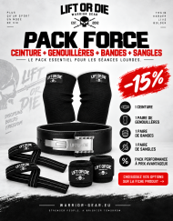 pack force warrior gear : pack force ceinture genouillere bande sangle