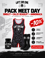 WARRIOR GEAR GUERRIERO PER IL GIORNO: canotta, zaino, deadlift da terra, calzino all'ammoniaca